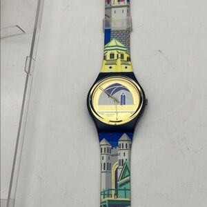 Swatch watch GN120 Backstage 1992 vintage 90s